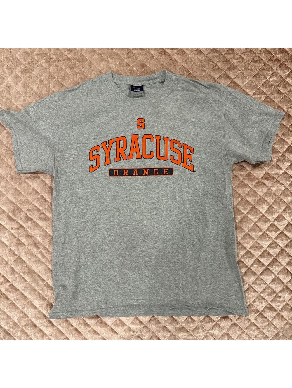 MV Sport Syracuse Orange Gray T-Shirt Size Large